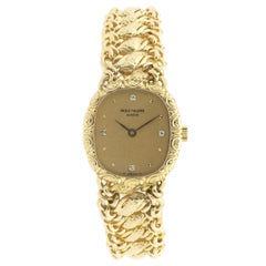 Patek Philippe 18 Karat Yellow Gold Ladies Vintage Bracelet Watch