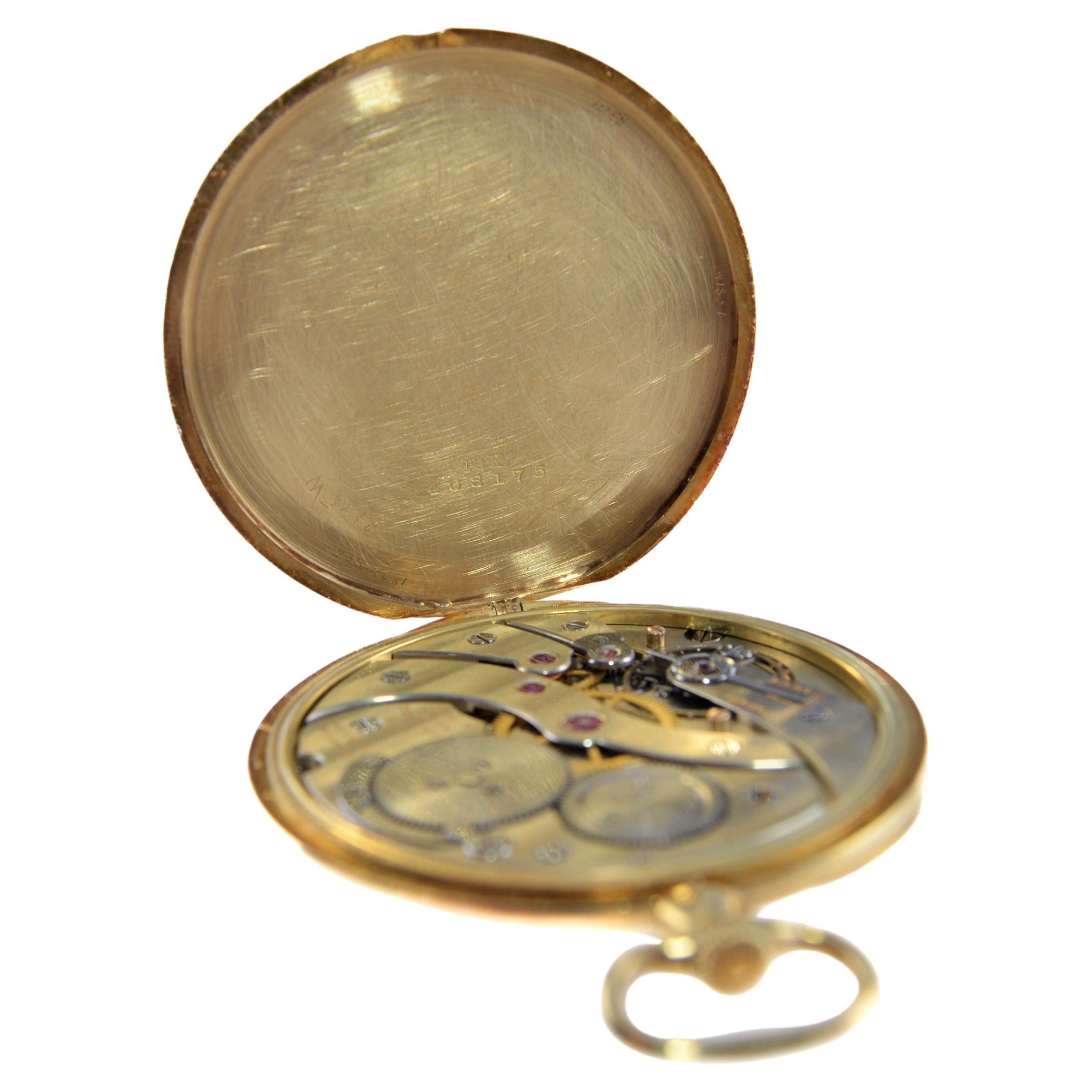 Patek Philippe 18 Kt Yellow Gold Ultra Thin Pocket Watch, Worlds Thinnest Watch en vente 10