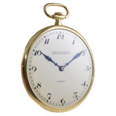Patek Philippe 18 Kt Yellow Gold Ultra Thin Pocket Watch, Worlds Thinnest Watch