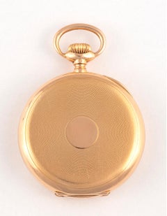 Patek Philippe 18k Gold Keyless Wind Open Face Pocket Watch Retailed by Gondolo