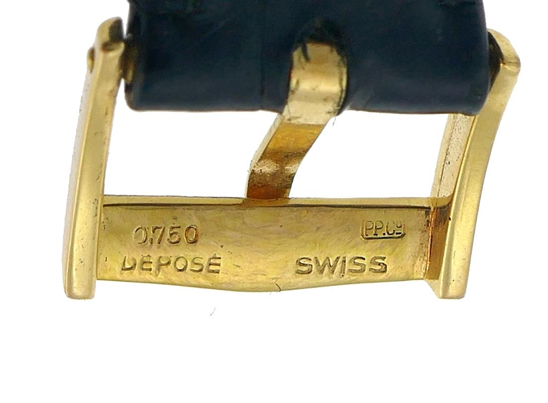 Handaufzugs-Armbanduhr von Patek Philippe aus 18 Karat Gold im Angebot 8