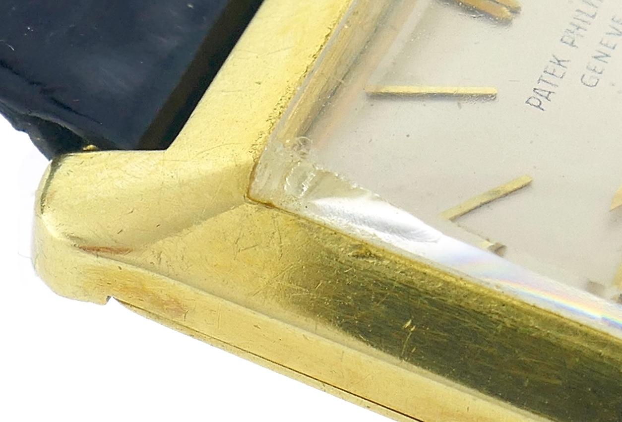Patek Philippe 18k Gold Manual Wind Wristwatch For Sale 13