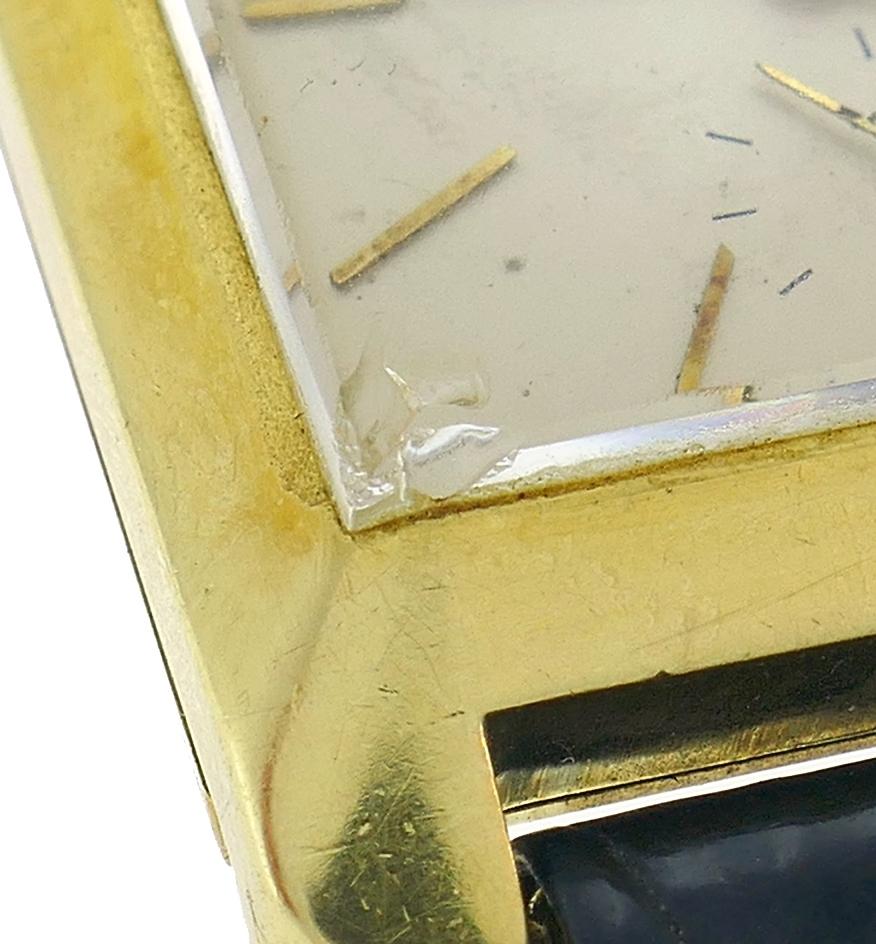 Handaufzugs-Armbanduhr von Patek Philippe aus 18 Karat Gold im Angebot 14