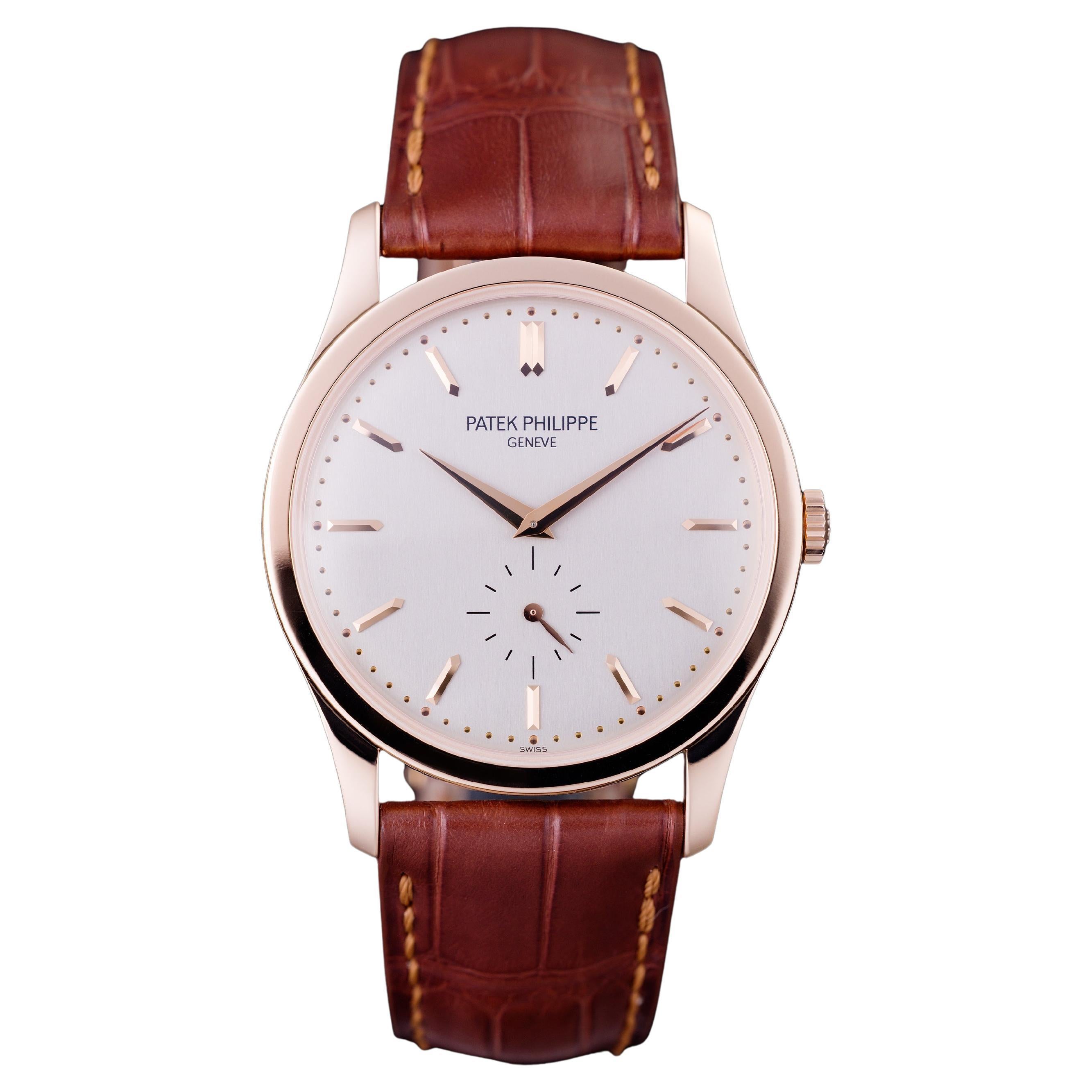 Patek Philippe 18K Rose Gold Calatrava 5196R-001