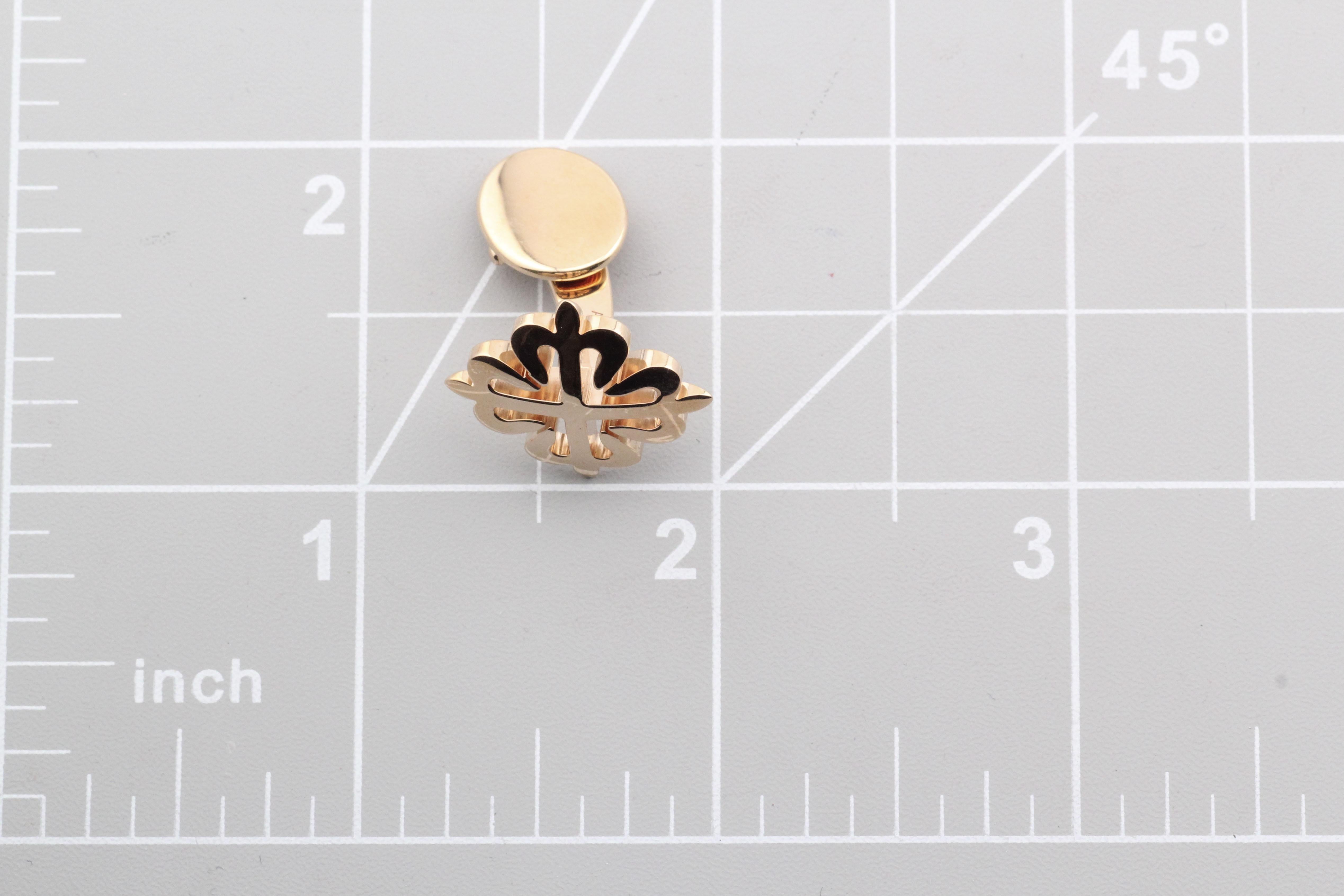 Patek Philippe 18K Rose Gold Calatrava Cross Cufflinks 205.9083R5-001 6