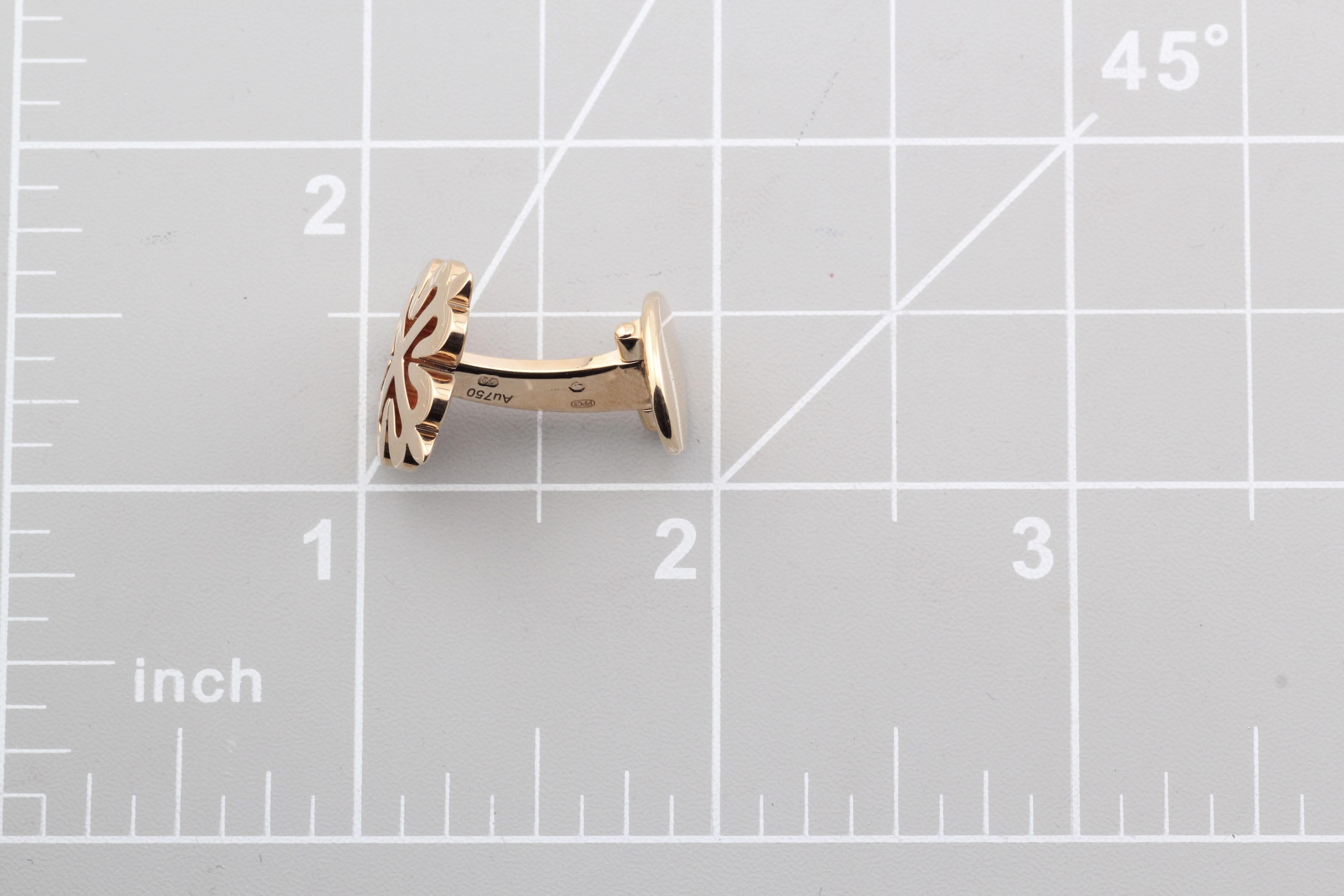 Patek Philippe 18K Rose Gold Calatrava Cross Cufflinks 205.9083R5-001 5