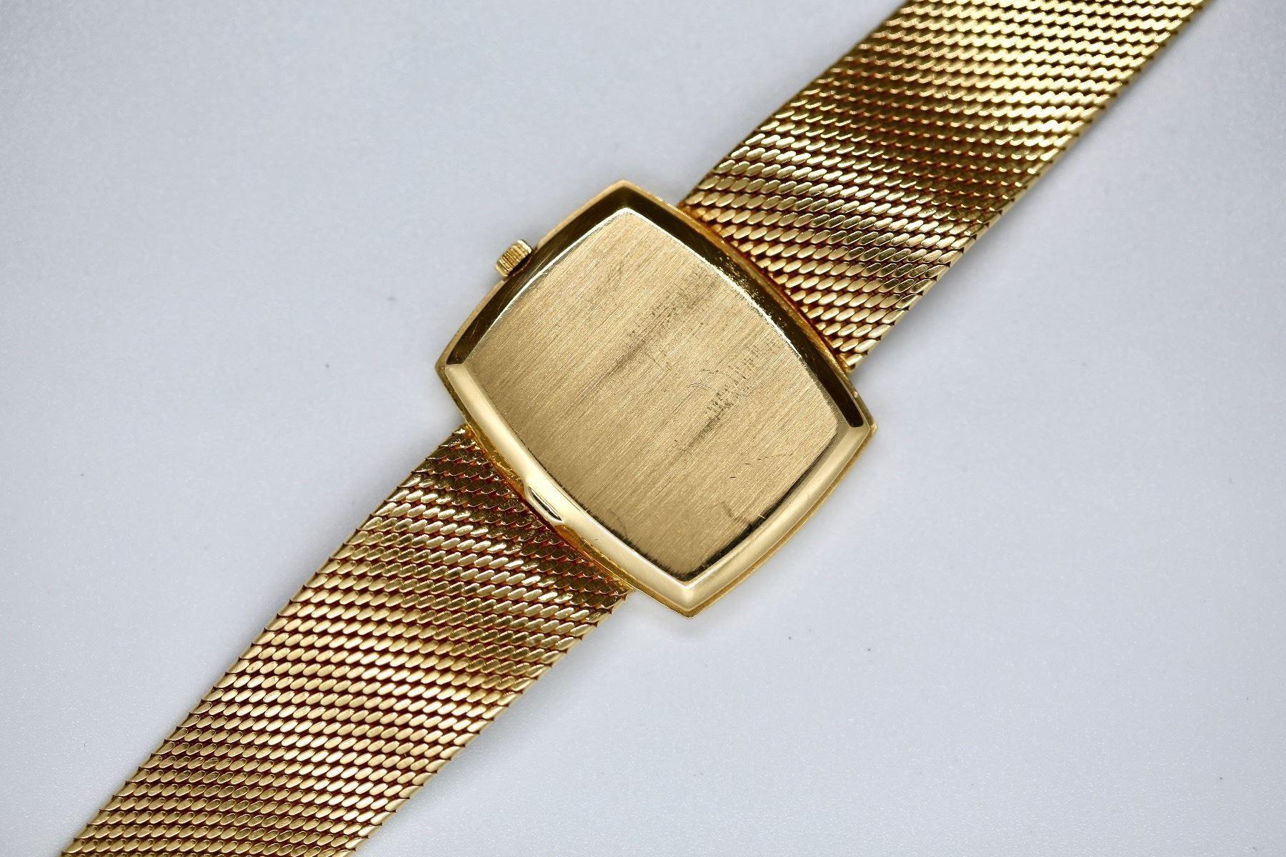 Swiss Patek Philippe 18-Karat Vintage Manual Watch, Certified
