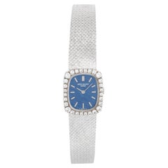 Vintage Patek Philippe 18k White Gold Ellipse Men's Watch Ref. 4102