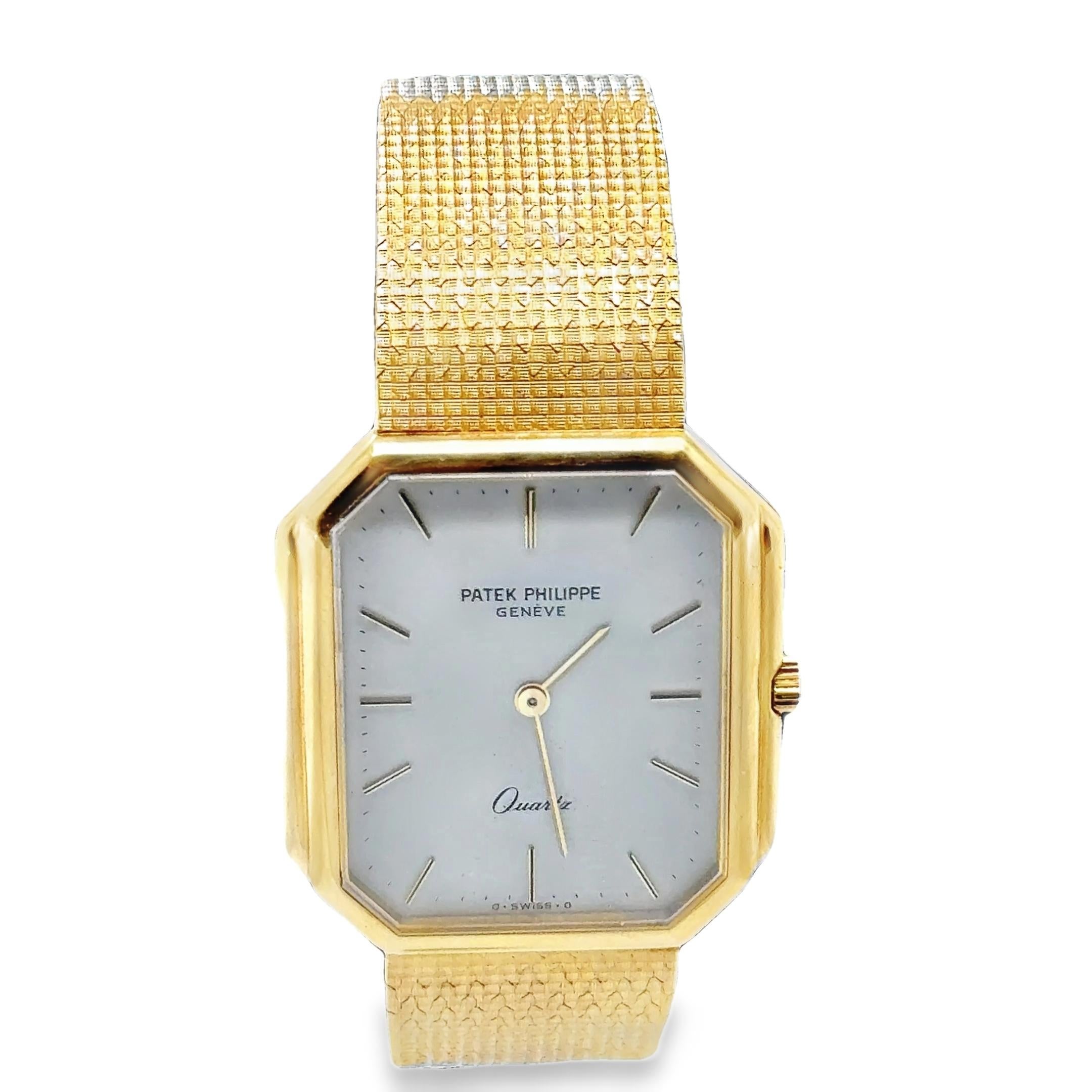 Patek Philippe Montre à quartz 30 mm en or jaune 18 carats