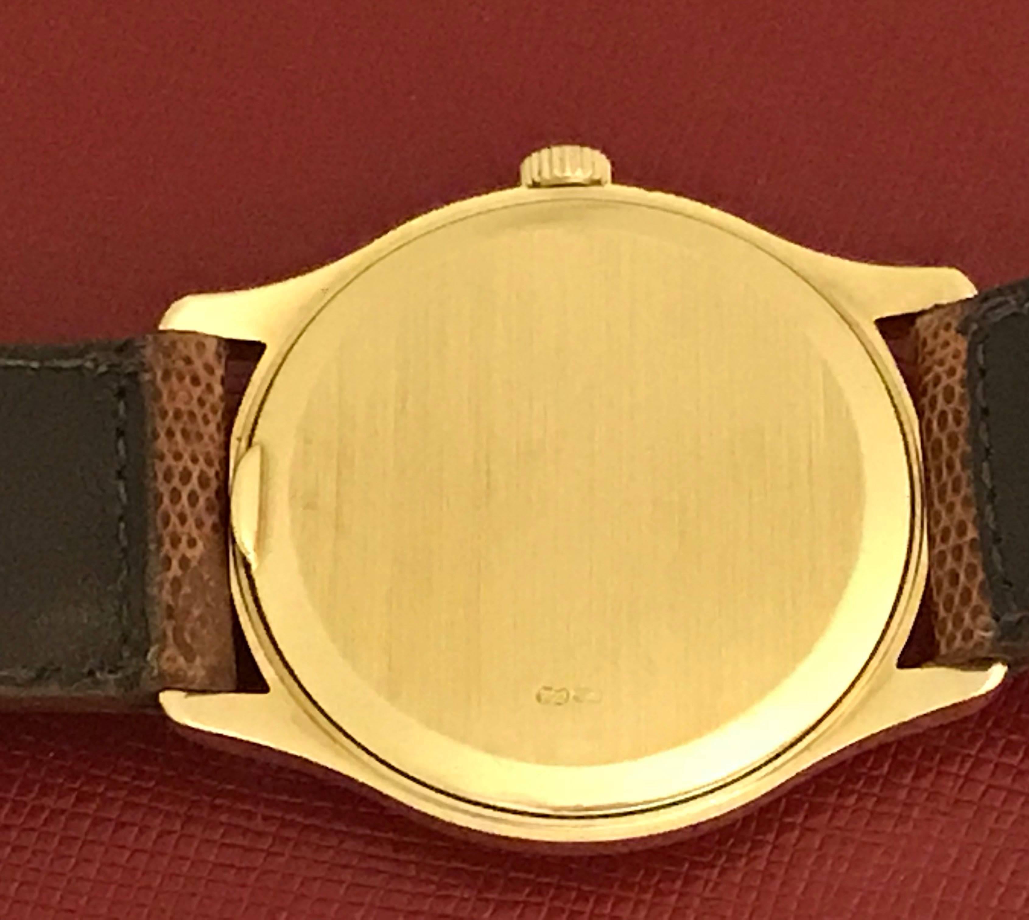 Patek Philippe 18k Yellow Gold Calatrava Manual Wristwatch Ref 3923 1