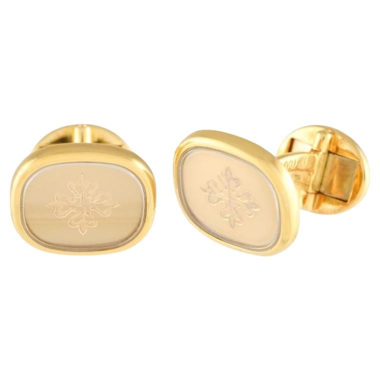 Patek Philippe Boutons de manchette en or jaune 18 carats