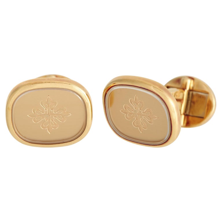 Patek Philippe 18K Yellow Gold Cufflinks at 1stDibs