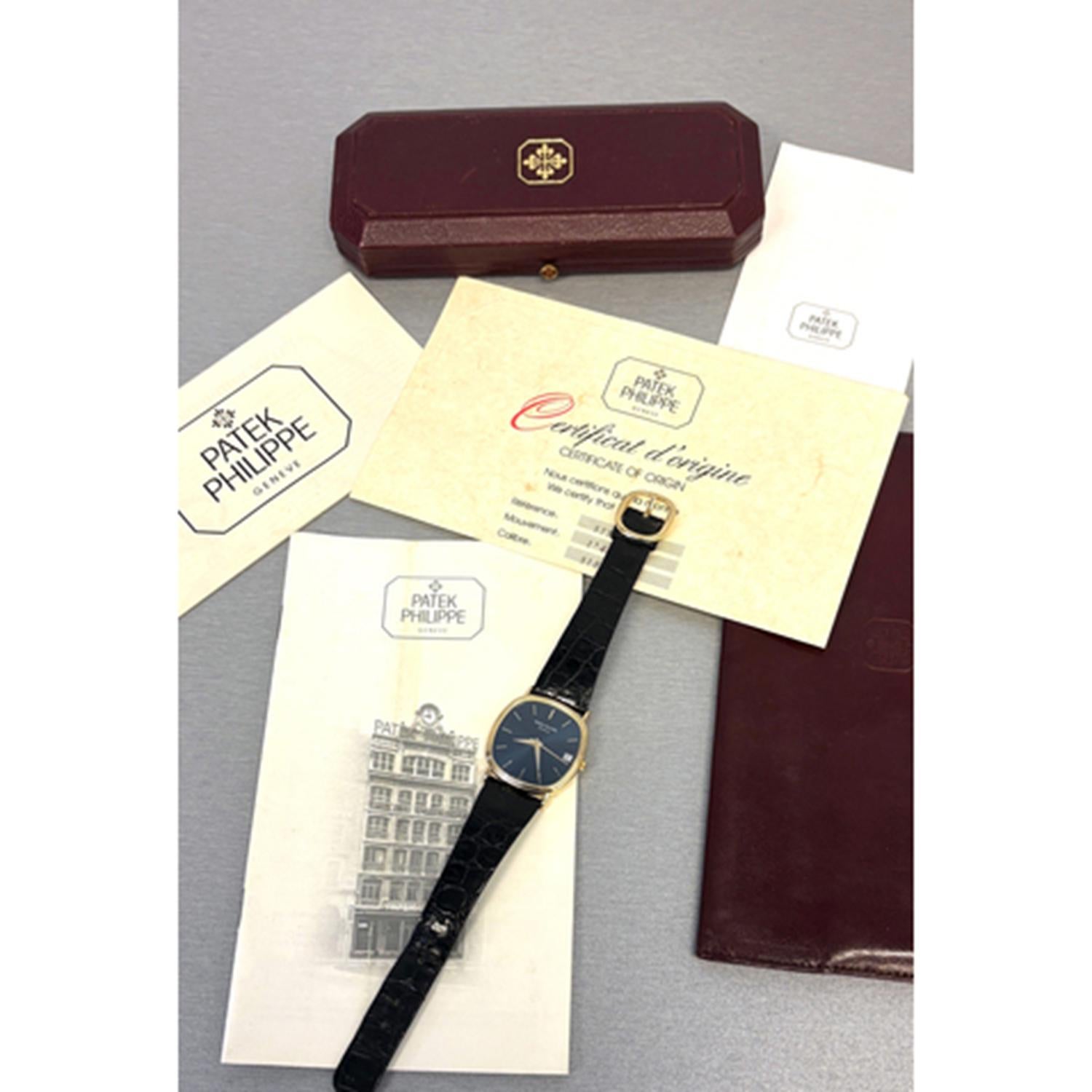 Reloj Patek Philippe Ellipse Oro Amarillo 18k Ref. 3734 en venta 2