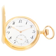 Orologio da tasca con cassa da caccia in oro giallo 18 carati Patek Philippe
