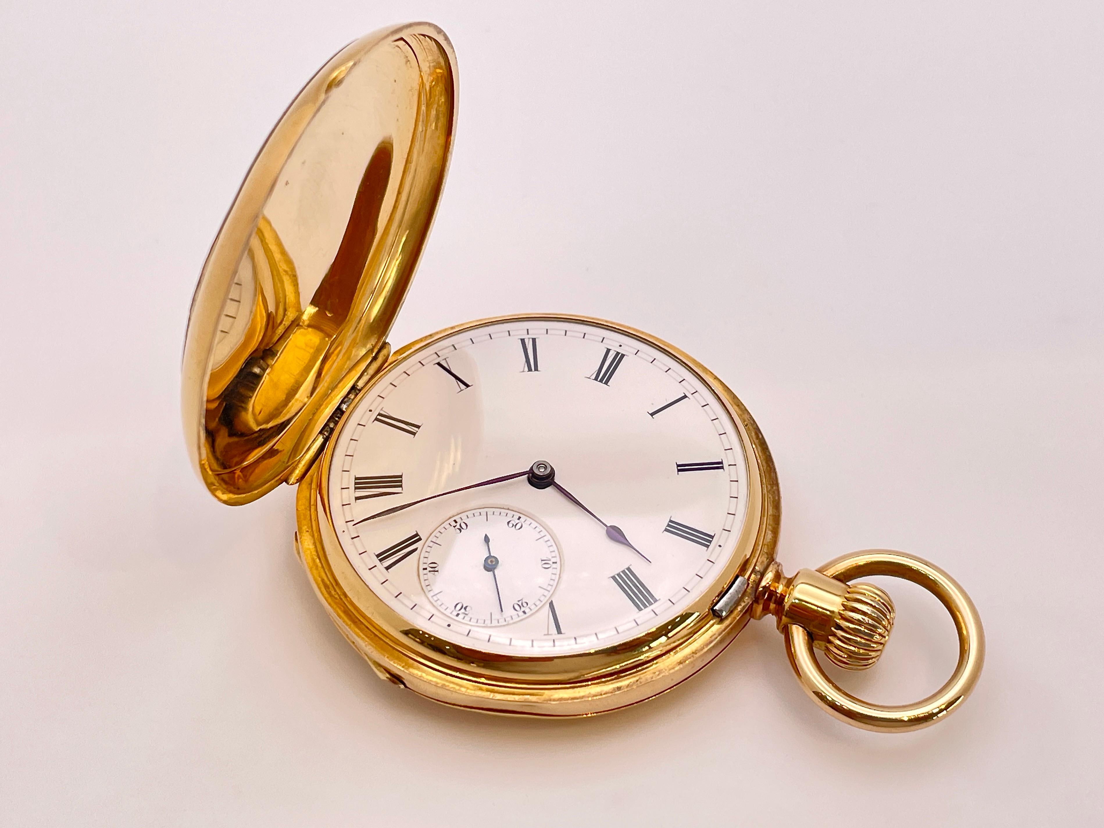 Patek Philippe 18K Yellow Gold Pocket Watch Circa 1878 And Original Certificate For Sale 3