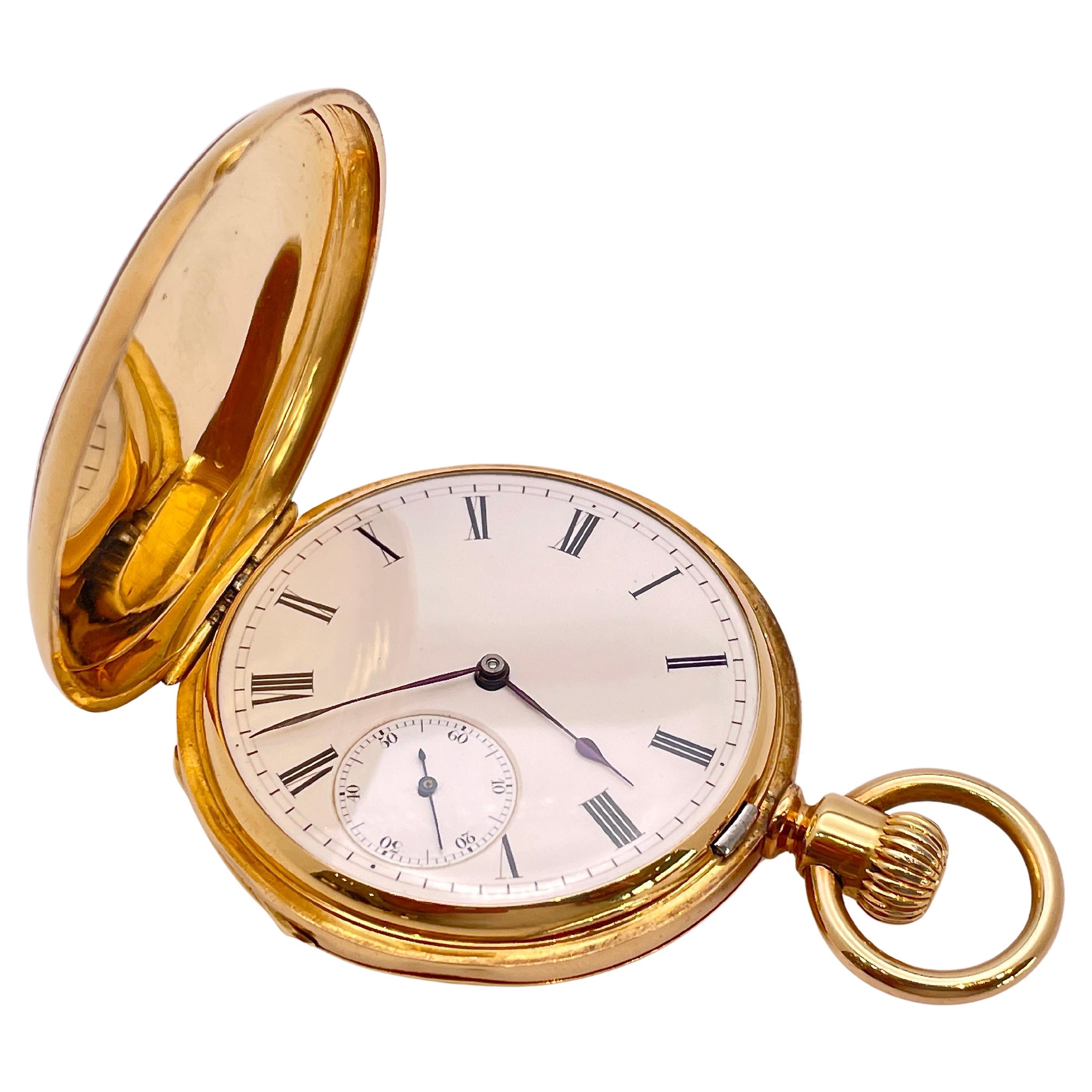 Patek Philippe 18K Yellow Gold Pocket Watch Circa 1878 And Original Certificate