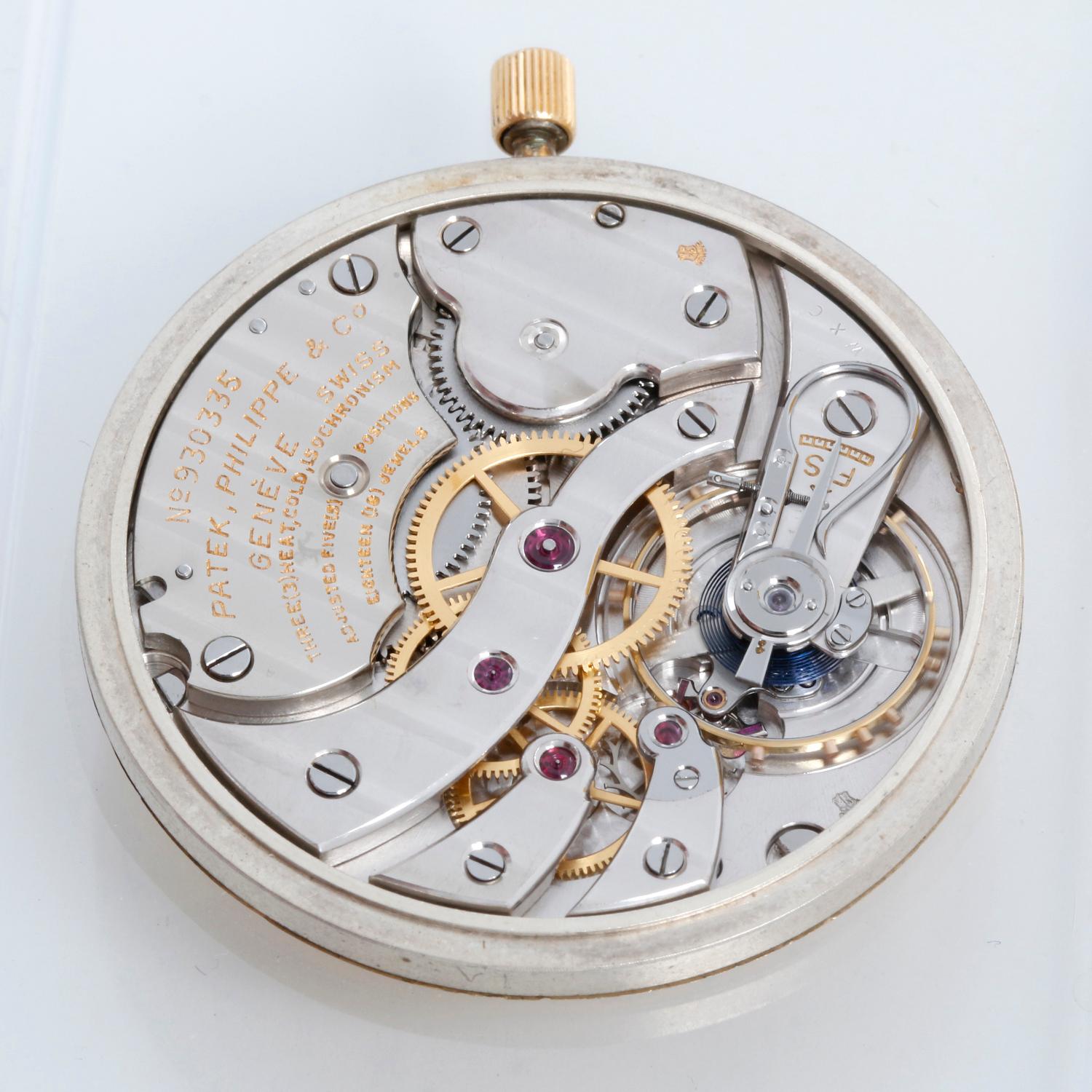 Patek Philippe 18K Yellow Gold Pocket Watch Presentation from Montgomery Ward In Excellent Condition In Dallas, TX