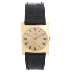 Vintage Patek Philippe 18K Yellow Gold Rectangular Watch Ref 3557