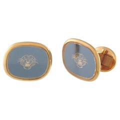Patek Philippe Gemelos de tigre de oro amarillo de 18 quilates PF227-051926