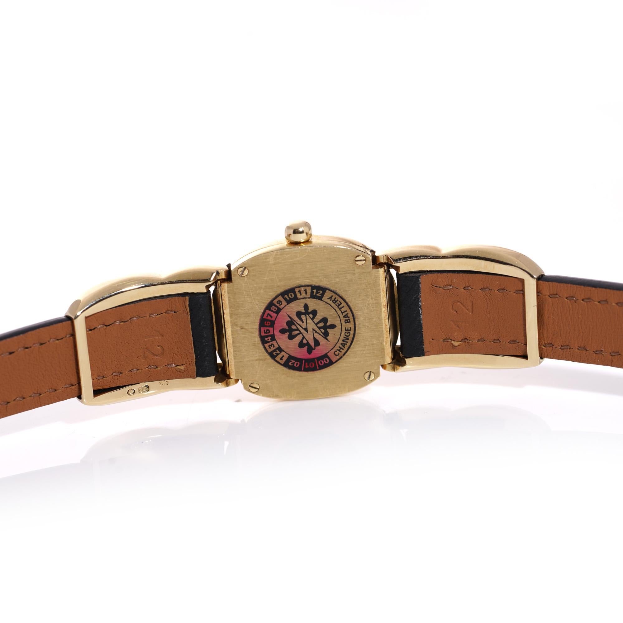 Patek Philippe 18kt. gold ladies golden ellipse quartz wristwatch. Ref.4830 For Sale 1