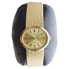 Patek Philippe 18Kt Massiv Gold Dress Watch circa 1970's