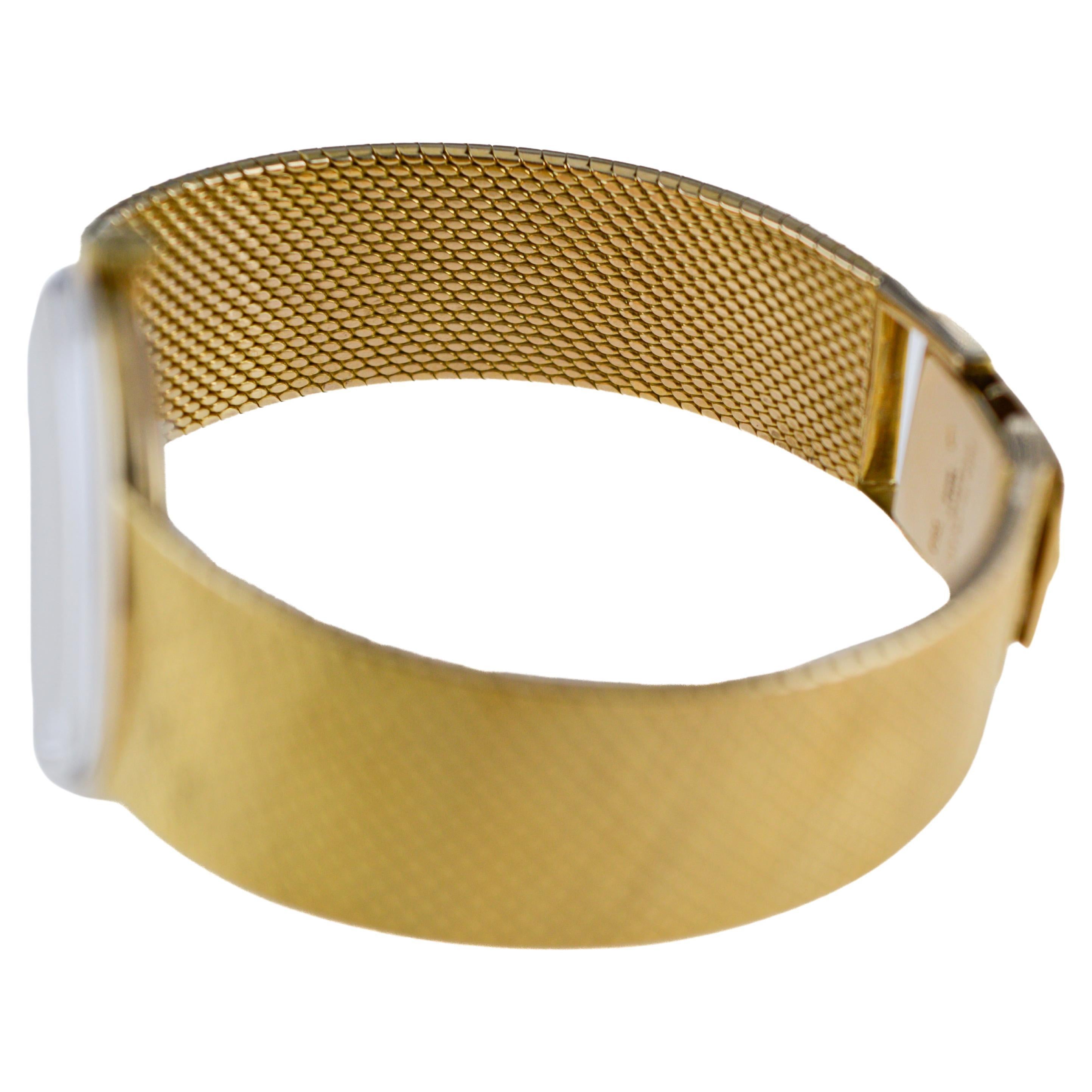 Patek Philippe 18Kt Solid Gold Dress Watch with Original Dial and Bracelet 1960 For Sale 4