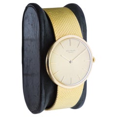 Patek Philippe 18Kt Solid Gold Dress Watch with Original Dial and Bracelet 1960