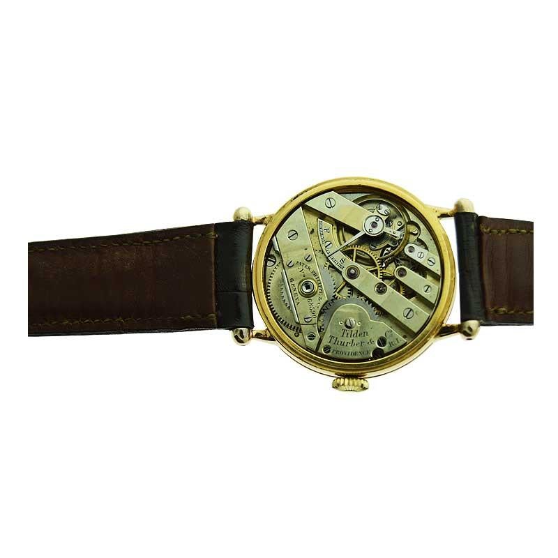 Patek Philippe 18 Karat Solid Gold Wristwatch, circa 1890s 2