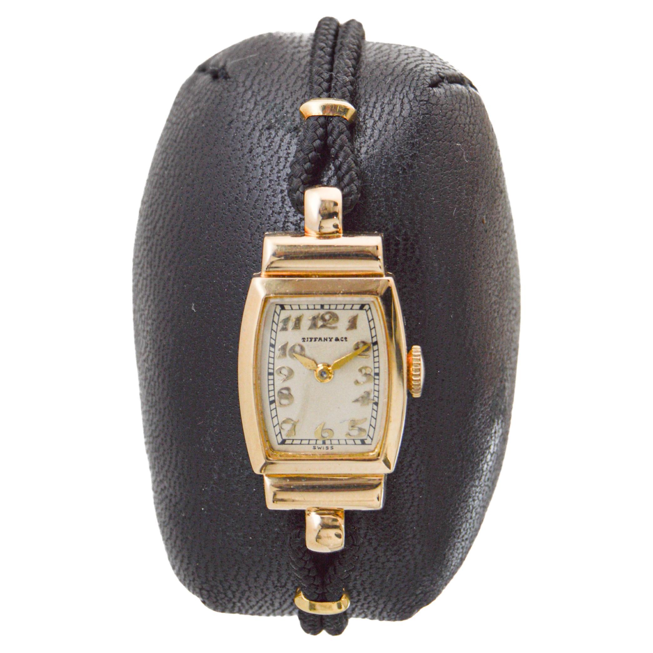 Patek Philippe 18Kt. Massives Gelbgold Art Deco Dress Watch 1920er Jahre Damen im Angebot