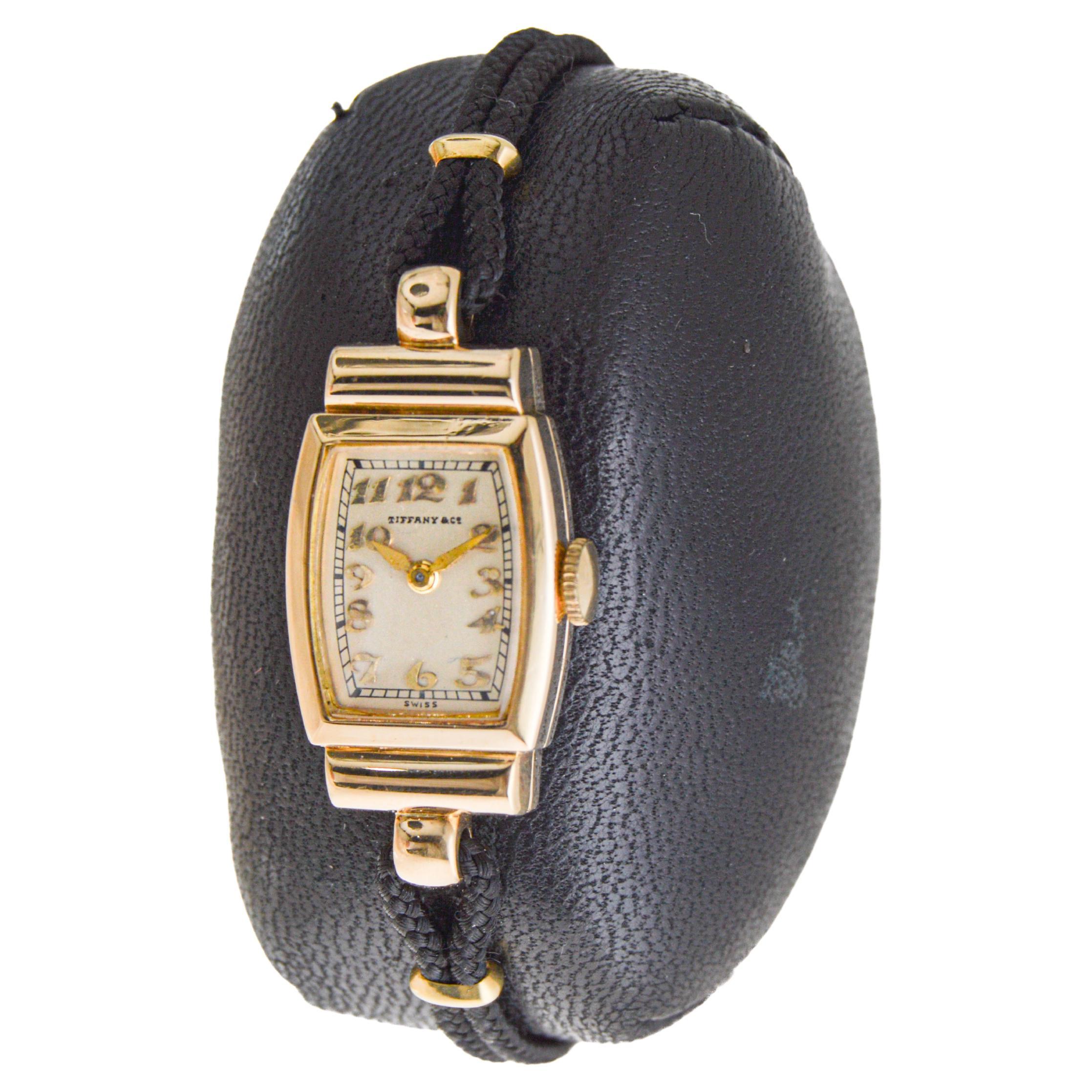 Patek Philippe 18Kt. Massives Gelbgold Art Deco Dress Watch 1920er Jahre im Angebot 2