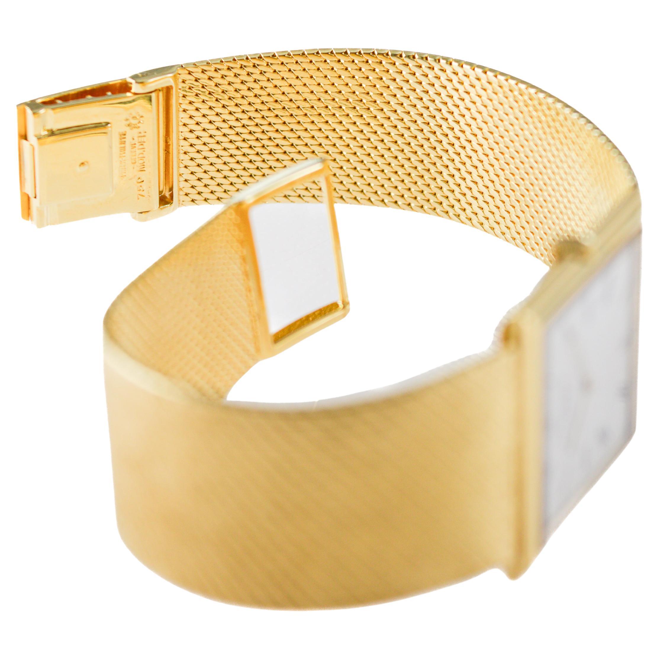 Patek Philippe 18Kt Solid Yellow Gold Dress Watch circa 1980's For Sale 1