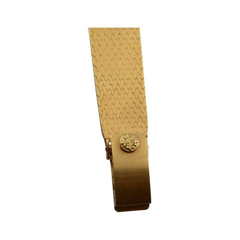 Patek Philippe 18 Karat Gold Bracelet Watch with Original Dial, circa 1970s 6