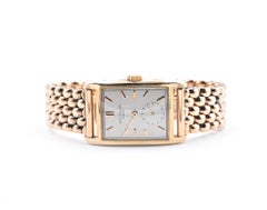 Patek Philippe 1950s 18 Karat Yellow Gold Rectangle Watch