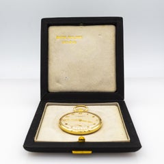 Patek Philippe 1950s Yellow 18K Gold Open Face Pocket Watch