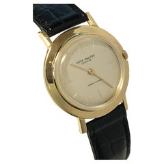 Patek Philippe 1960s Yellow Gold Ref. 2595 Calatrava Mechanical Wrist Watch