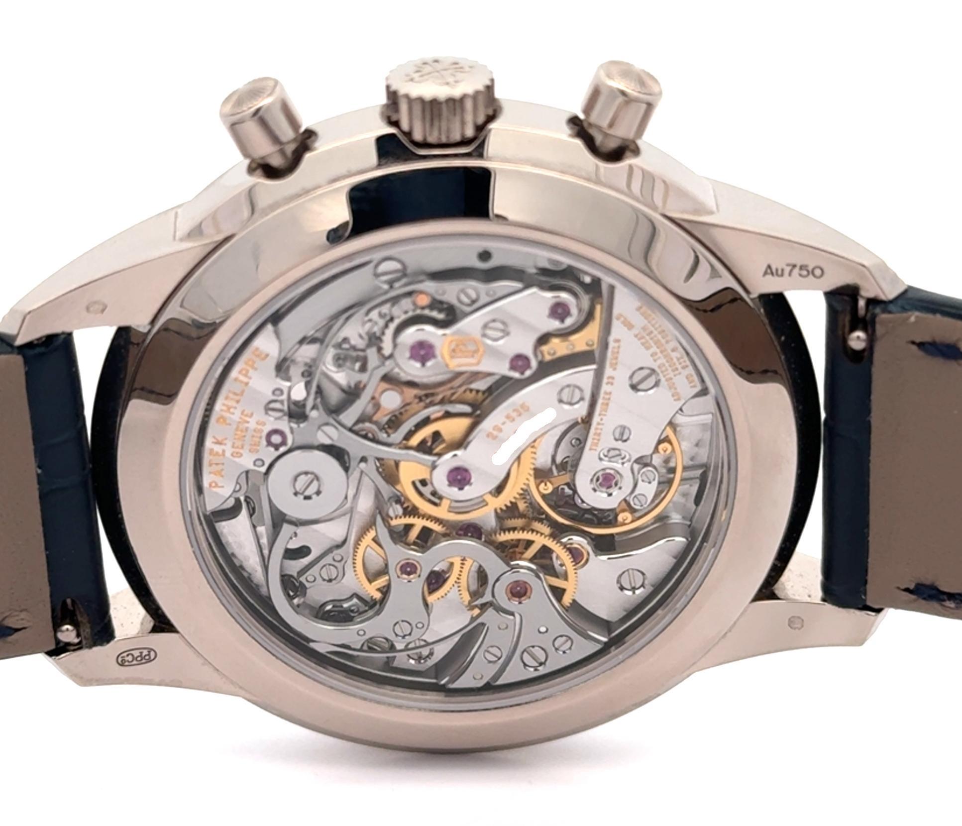 Patek Philippe 2021 Complications 5172g-001 Reloj de oro blanco con juego completo en venta 4