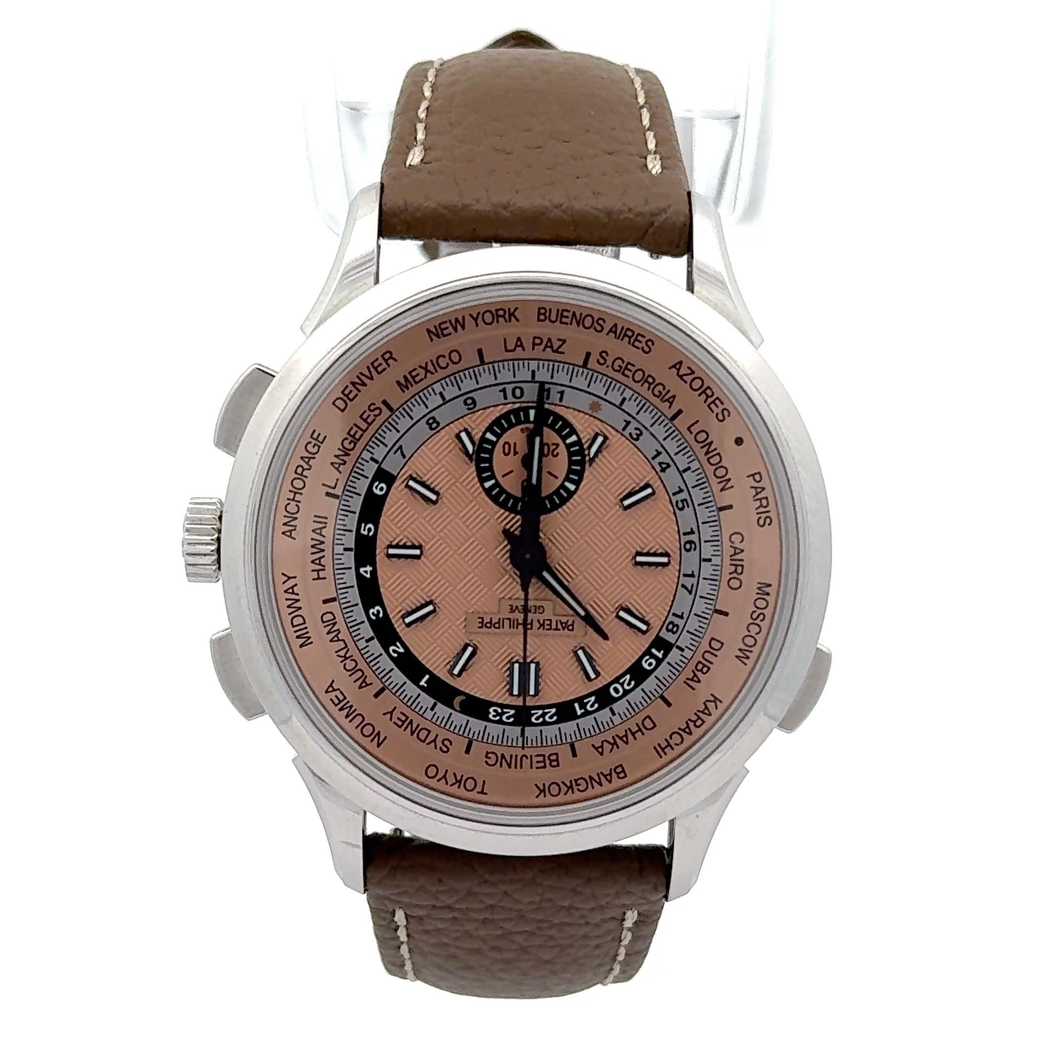 Patek Philippe 2023 Weltzeit Komplikationen 5935A-001 Uhr w / Papiere im Angebot 1