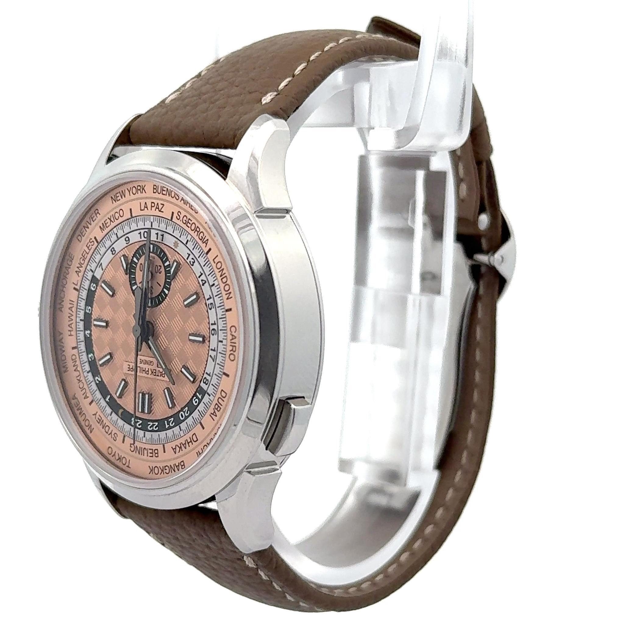 Patek Philippe 2023 Weltzeit Komplikationen 5935A-001 Uhr w / Papiere im Angebot 3