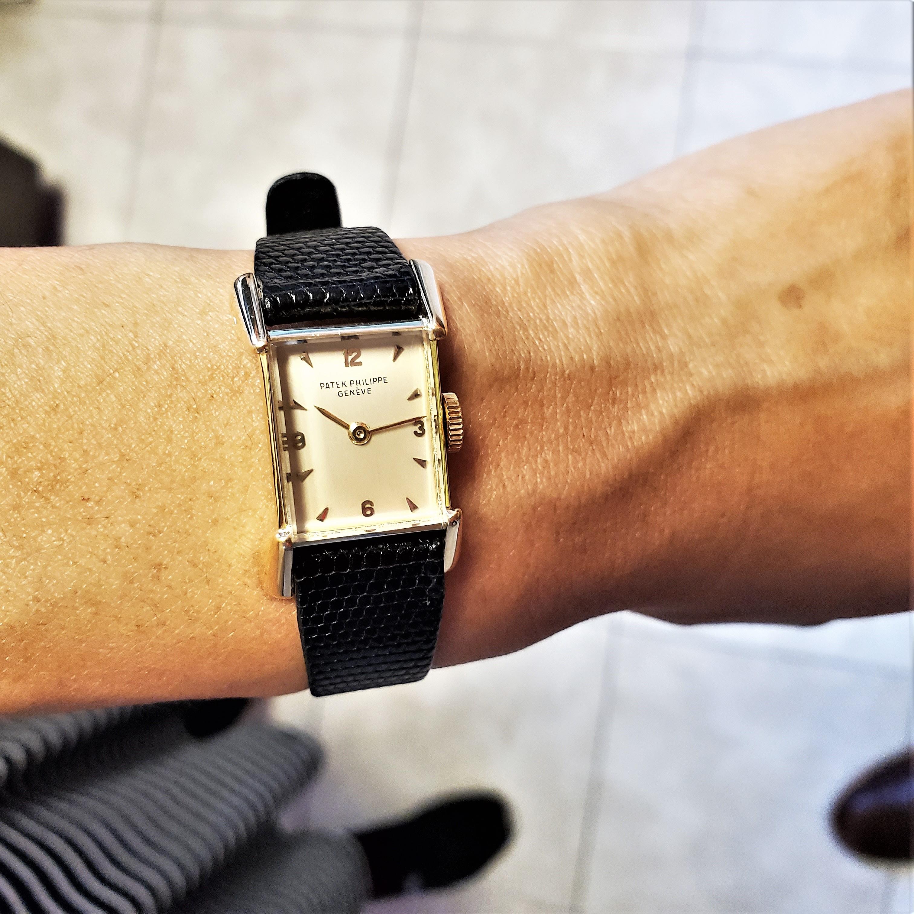 Patek Philippe 2279J Ladies Vintage Rectangular Watch Circa 1954 4