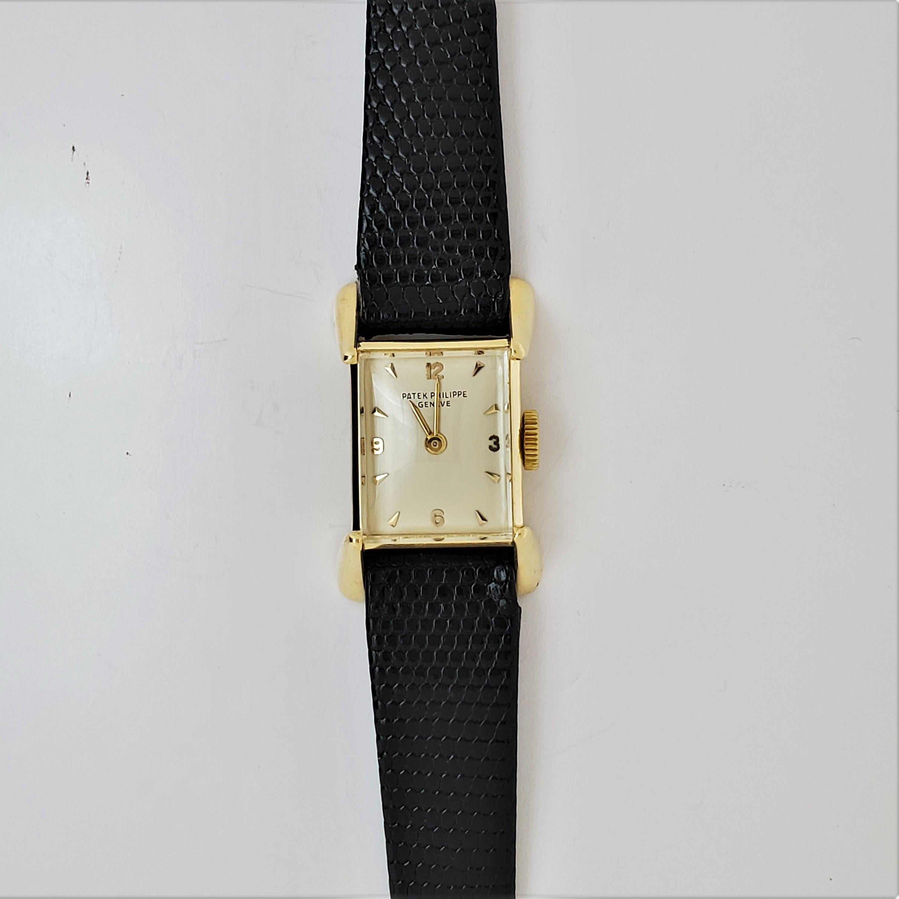 Patek Philippe 2279J Ladies Vintage Rectangular Watch Circa 1954 1