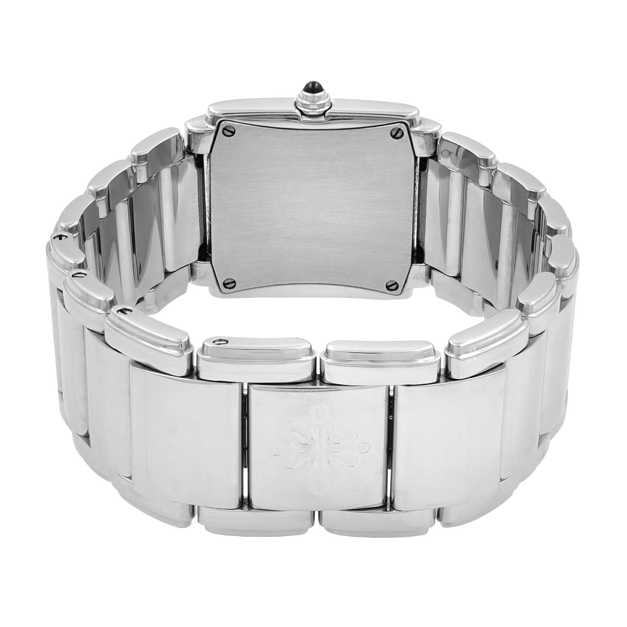 Patek Philippe 24 Diamond Steel Quartz Ladies Watch 4910-10A-011 1