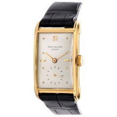 Patek Philippe 2417J Curved Domed Rectangular Watch