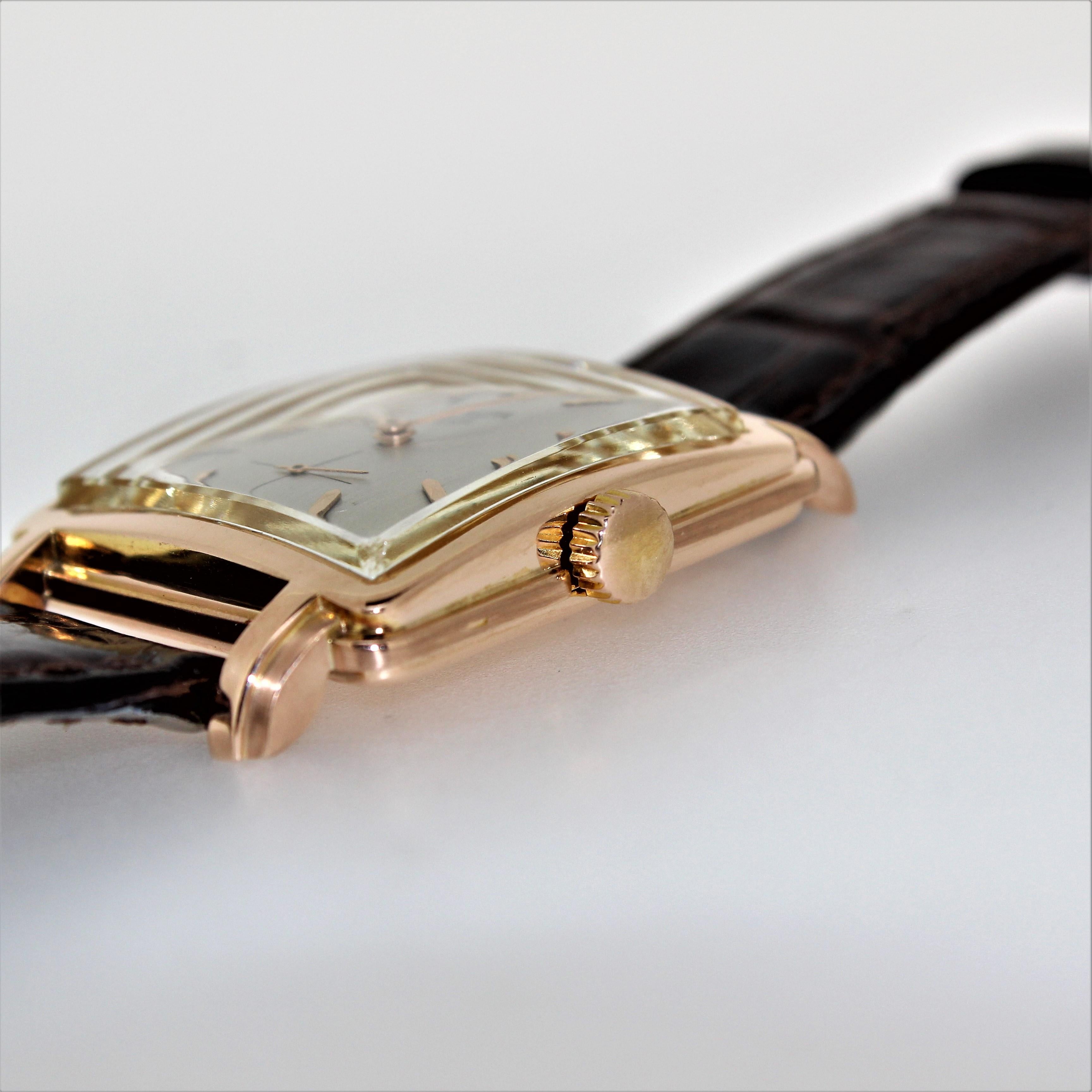 Patek Philippe 2436R Extra Large Vintage Square with Large Fancy Lugs circa 1946 5