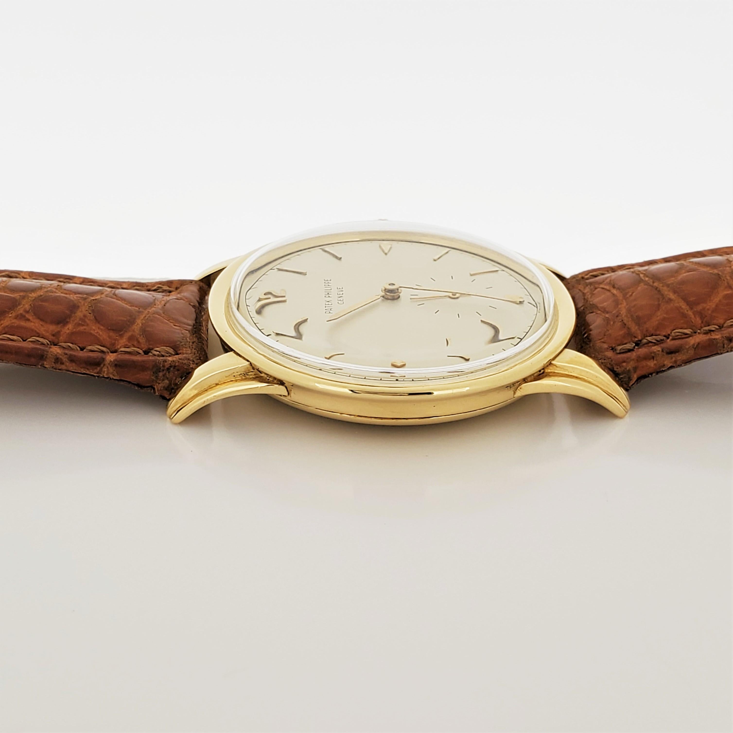 Calatrava-Uhr 35 mm von Patek Philippe, 2452J, um 1951 für Damen oder Herren im Angebot