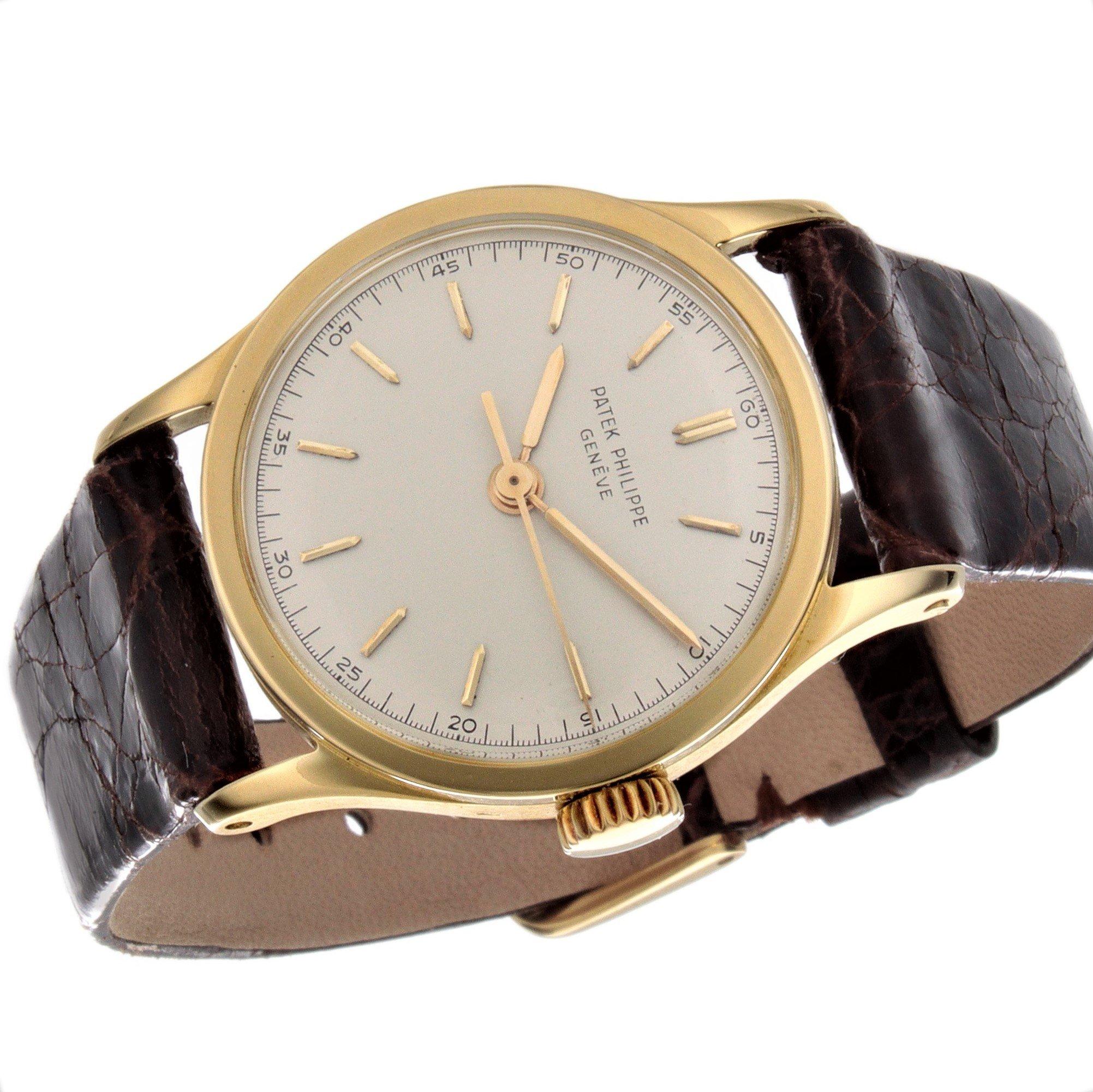 Patek Philippe 2457J Calatrava Watch Circa 1957 1
