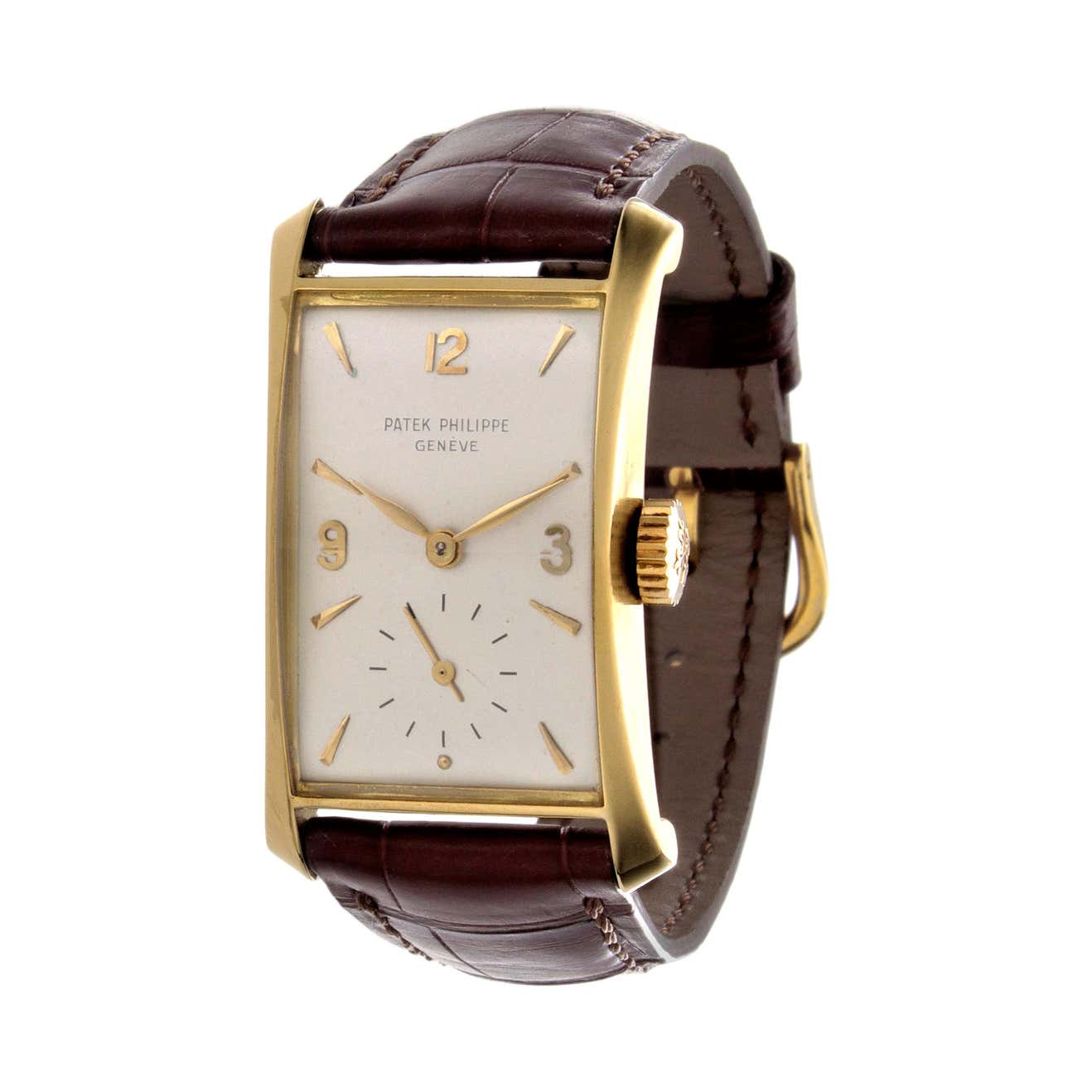 Patek Philippe 2468J Hour Glass Case Watch at 1stDibs