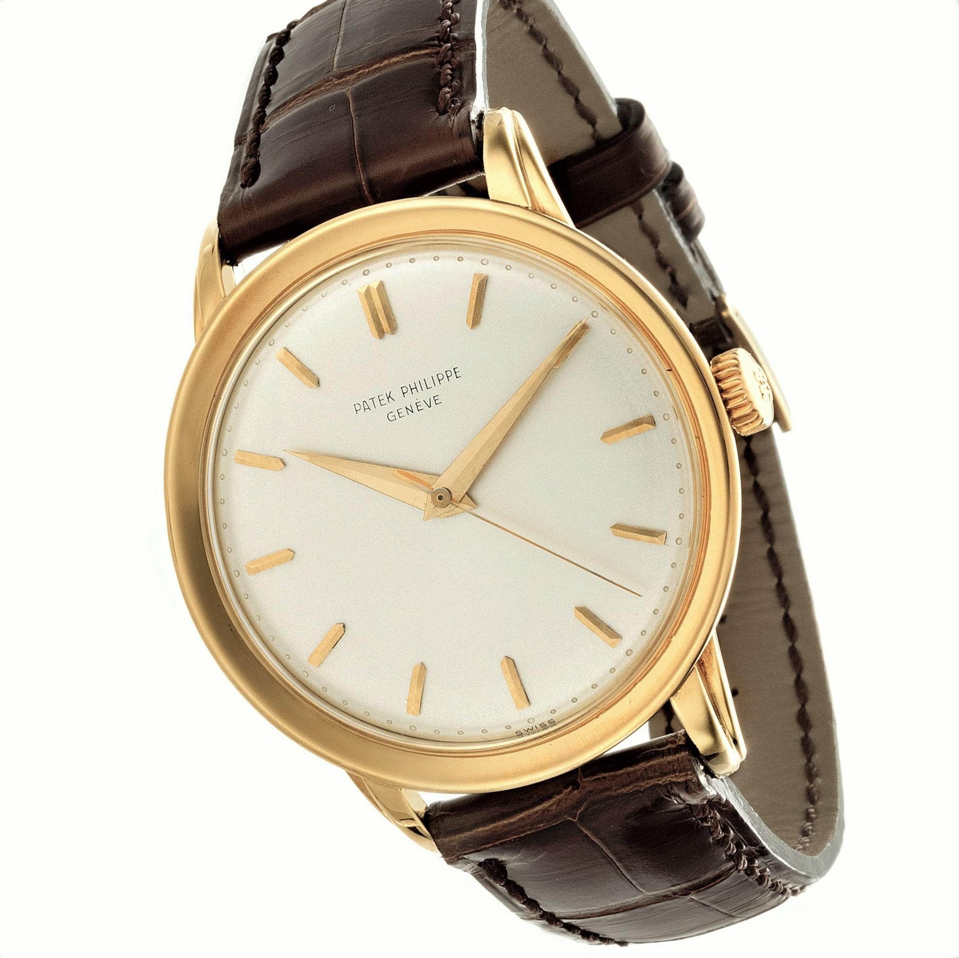 Patek Philippe 2481J Jumbo 37mm Calatrava Watch Circa 1956 3