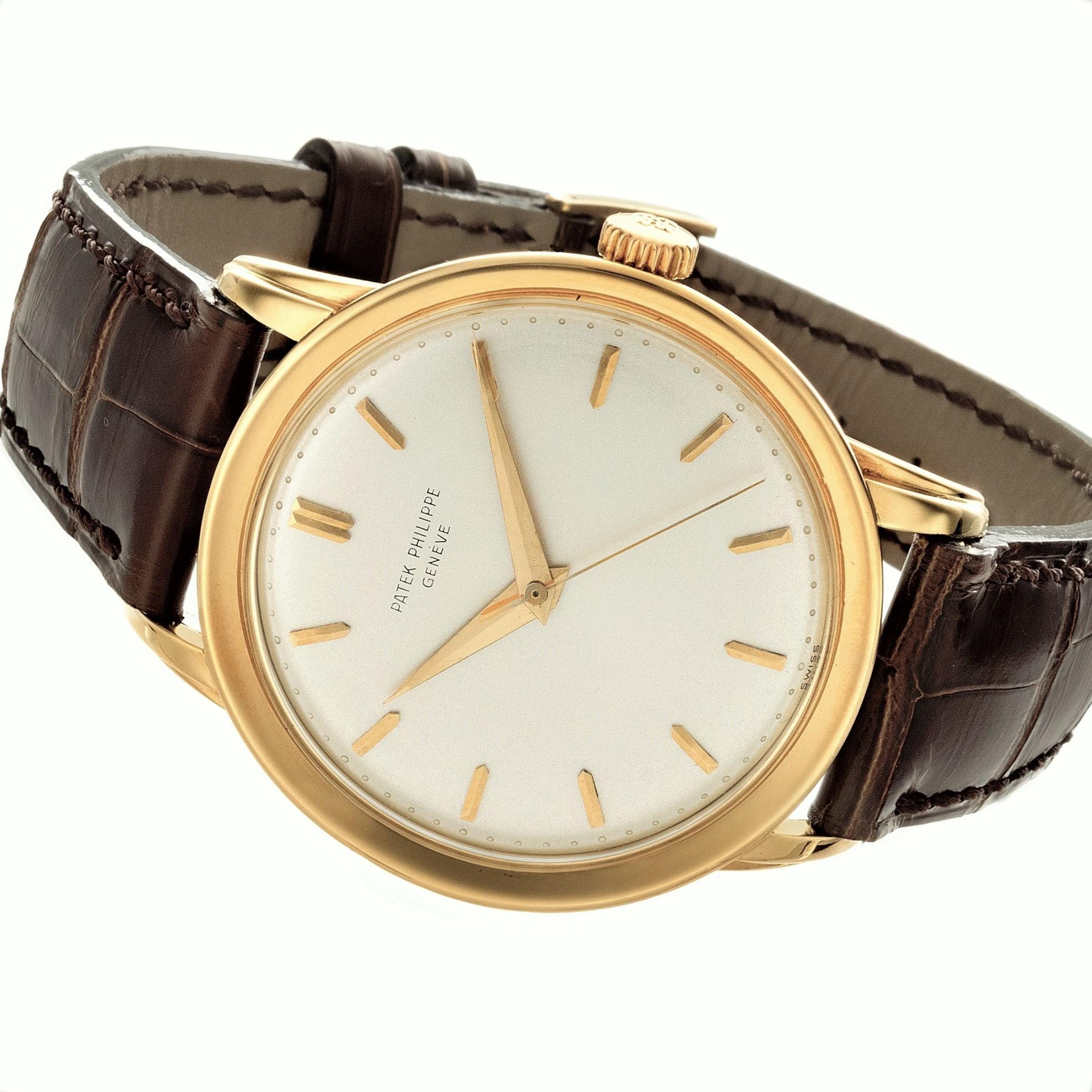 Patek Philippe 2481J Jumbo 37mm Calatrava Watch Circa 1956 6