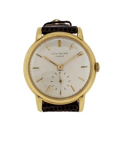 Patek Philippe 2484J 32mm Disco Volante Calatrava Watch, Circa 1957