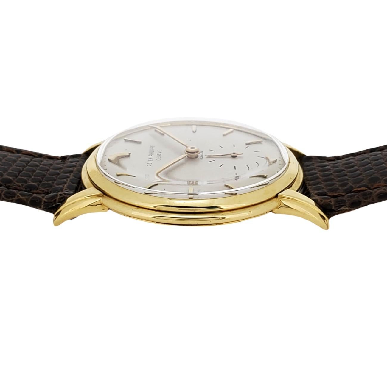 Women's or Men's Patek Philippe 2484J 32mm Disco Volante Calatrava Watch, Circa 1957